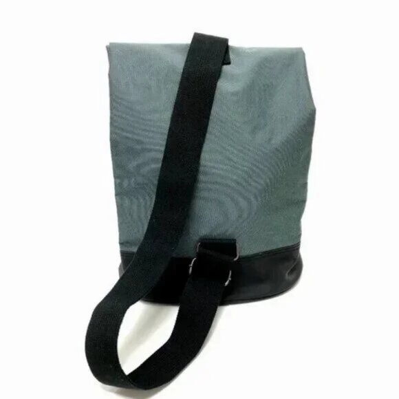 Bvlgari Bulgari Blue Green Tall Deep Tote Beach Gym Travel Bag Bookbag Rucksack main image 11